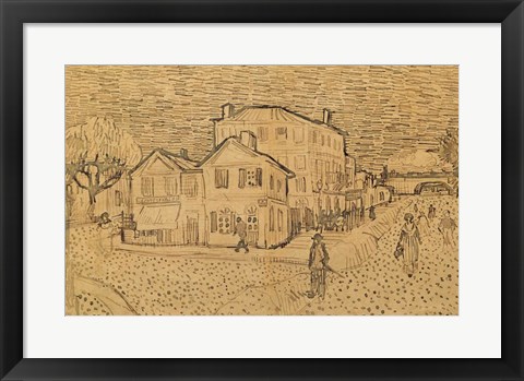 Framed Artist&#39;s House in Arles Print