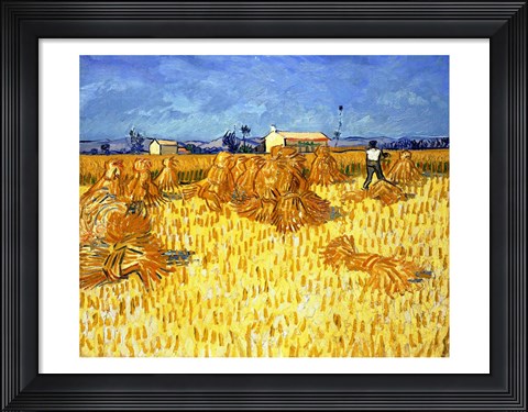 Framed Harvest in Provence Print