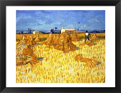 Framed Harvest in Provence Print