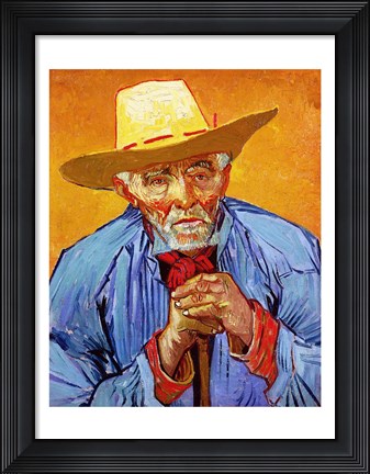 Framed Portrait of Patience Escalier, 1888 Print