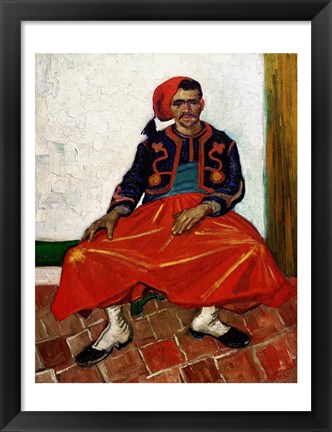 Framed Zouave, 1888 Print