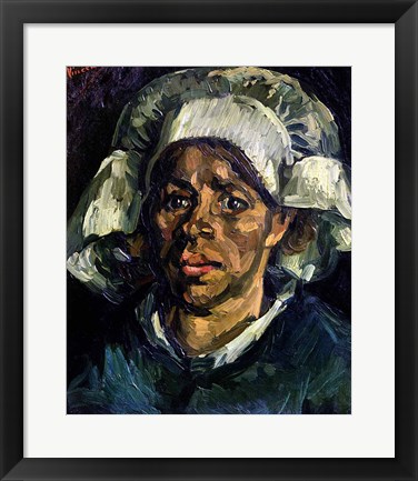 Framed Peasant Woman, 1885 Print