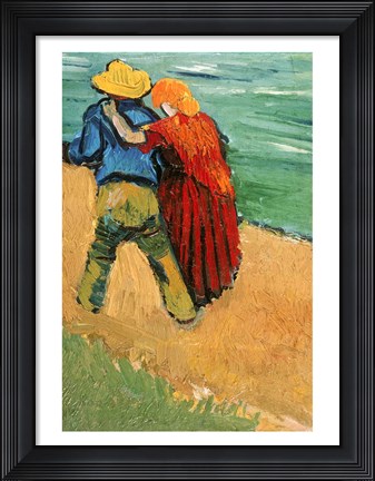 Framed Pair of Lovers, Arles, 1888 Print