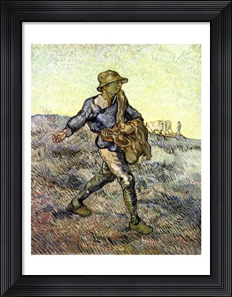 Framed Sower Print