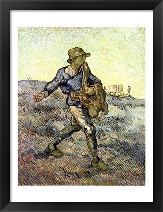 Framed Sower Print