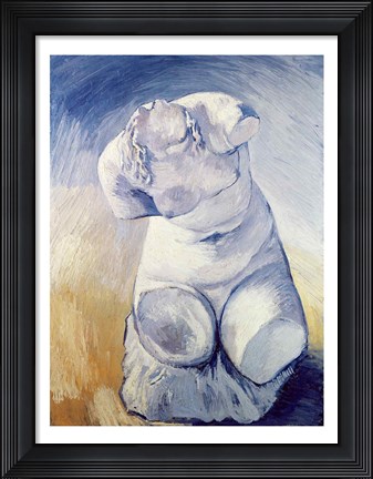 Framed Torso of a Woman Print