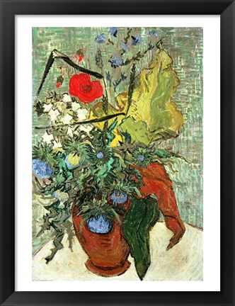 Framed Bouquet of Wild Flowers Print
