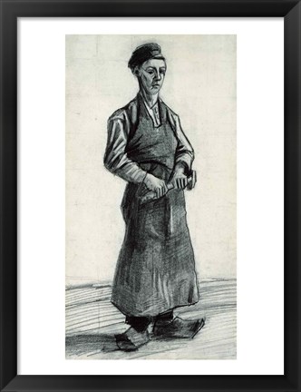 Framed Young Blacksmith, 1882 Print