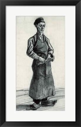 Framed Young Blacksmith, 1882 Print