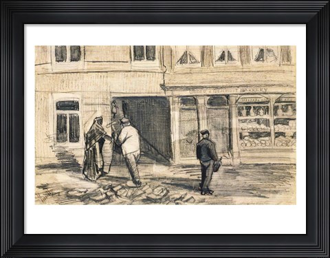 Framed Bakery in de Geest, 1882 Print