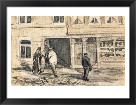 Framed Bakery in de Geest, 1882 Print