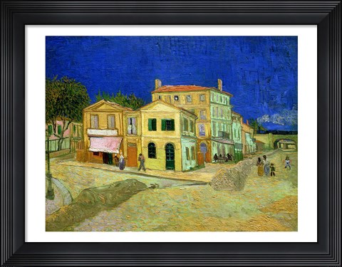 Framed Yellow House, 1888 Print