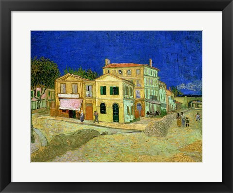 Framed Yellow House, 1888 Print