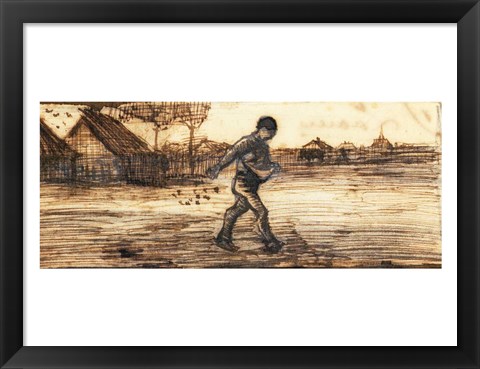 Framed Sower Print