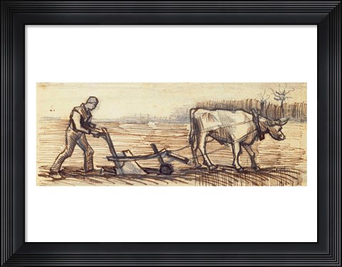 Framed At the Plough Print