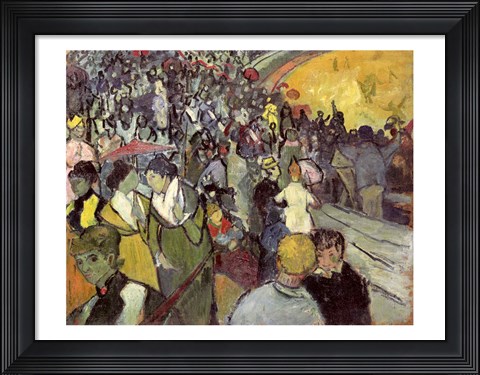 Framed Arena at Arles, 1888 Print