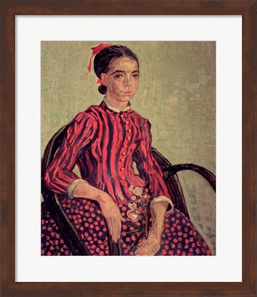 Framed La Mousme, 1888 Print