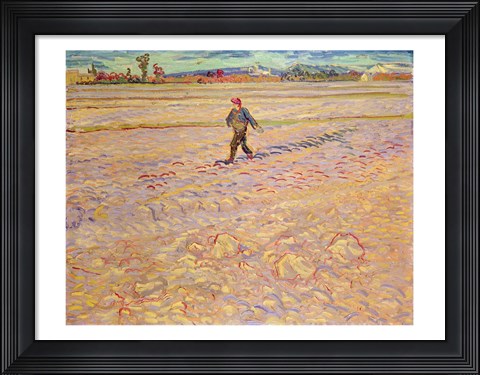 Framed Sower, 1888 Print