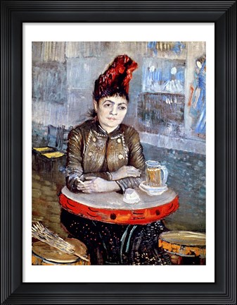 Framed Woman in the &#39;Cafe Tambourin&#39;, 1887 Print