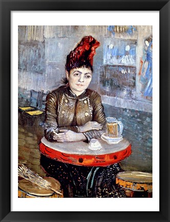 Framed Woman in the &#39;Cafe Tambourin&#39;, 1887 Print