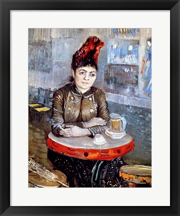 Framed Woman in the &#39;Cafe Tambourin&#39;, 1887 Print