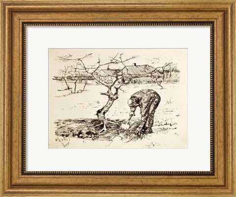 Framed In the Orchard Print