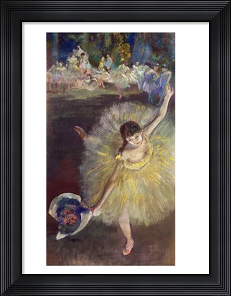 Framed End of an Arabesque, 1877 Print