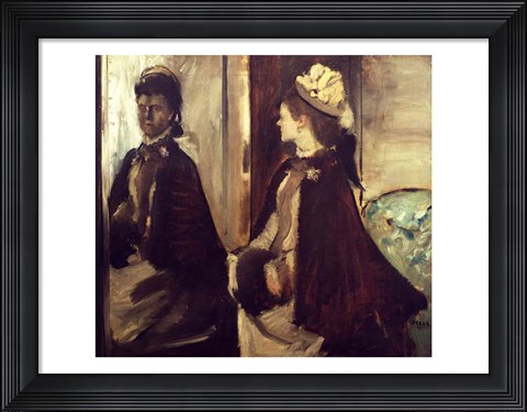 Framed Madame Jeantaud in the mirror Print