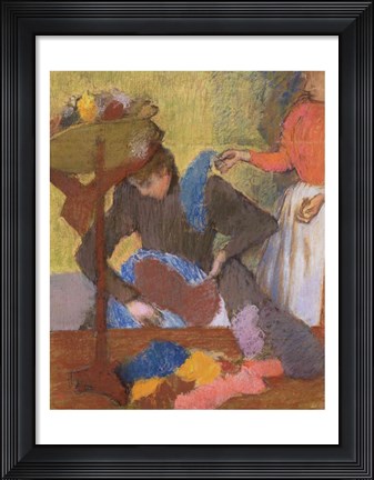 Framed At the Milliner&#39;s Print