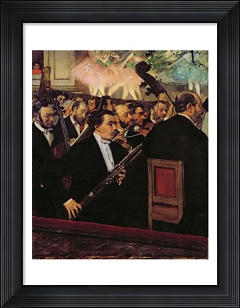 Framed Opera Orchestra, c.1870 Print