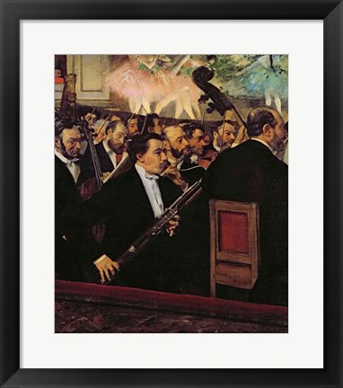 Framed Opera Orchestra, c.1870 Print