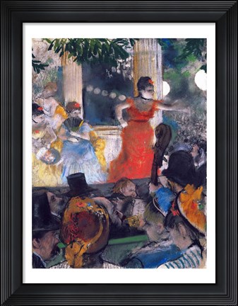 Framed Cafe Concert at Les Ambassadeurs Print