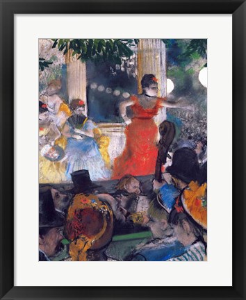 Framed Cafe Concert at Les Ambassadeurs Print