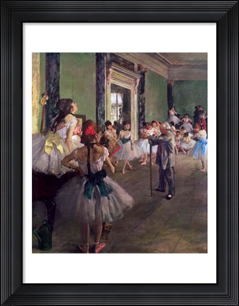 Framed Dancing Class Print