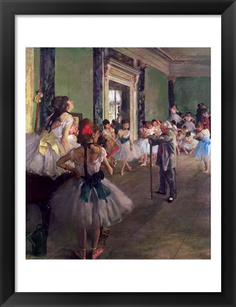 Framed Dancing Class Print