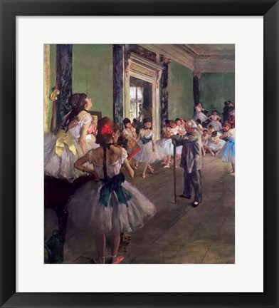 Framed Dancing Class Print