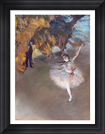 Framed Star, or Dancer on the Stage Print