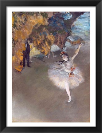 Framed Star, or Dancer on the Stage Print