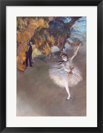 Framed Star, or Dancer on the Stage Print