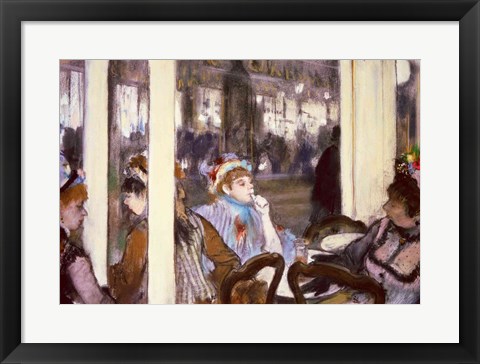 Framed Women on a Cafe Terrace, 1877 Print