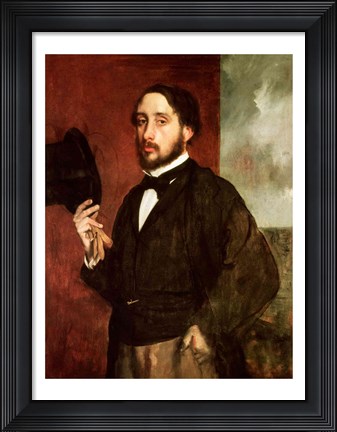 Framed Self portrait Print