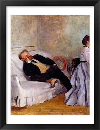 Framed Monsieur and Madame Edouard Manet Print