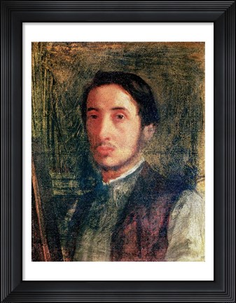 Framed Self Portrait as a Young Man Print
