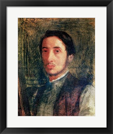 Framed Self Portrait as a Young Man Print