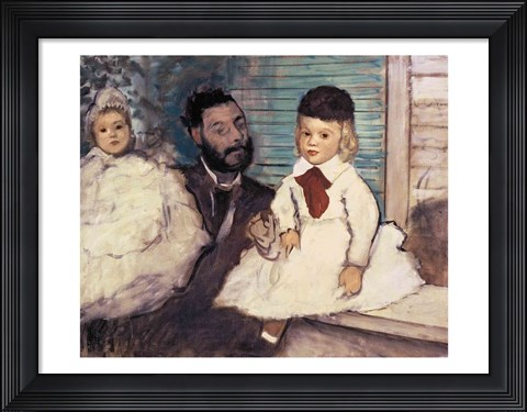 Framed Comte Le Pic and his Sons Print