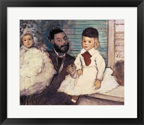 Framed Comte Le Pic and his Sons Print