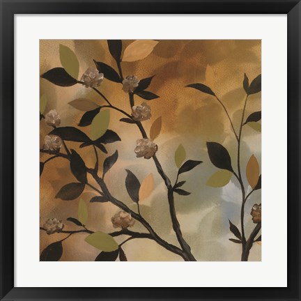 Framed Sundown Bronze I Print