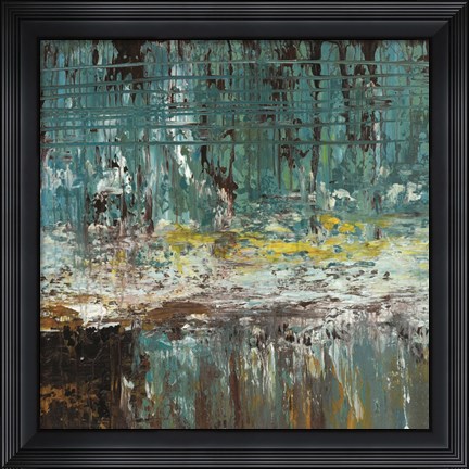 Framed Deep Waters II Print
