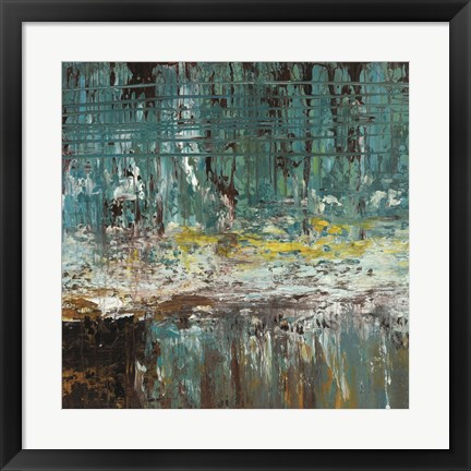 Framed Deep Waters II Print