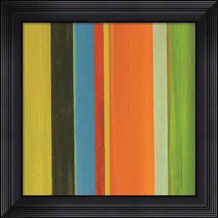 Framed Hampton Stripe III Print